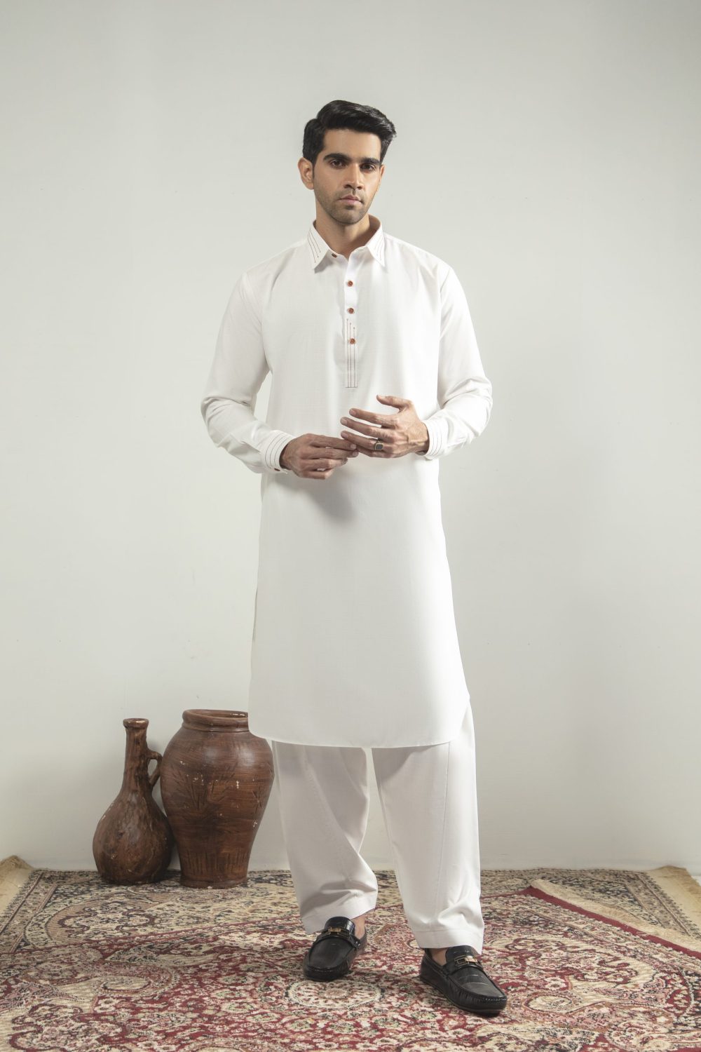 Shalwar Kameez (Bright White)