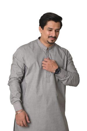 Shalwar Kameez (Silver Grey - SiGr)
