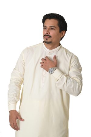 Shalwar Kameez (Cream White-CrWh)