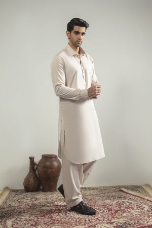 Shalwar Kameez (Khakhi Pink-khPkC)
