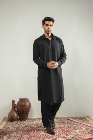 Shalwar Kameez (Radiant Black)