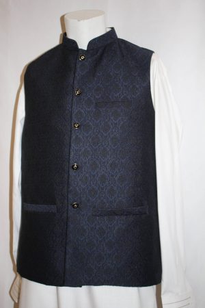 Waist coat (Navy Blue Black)