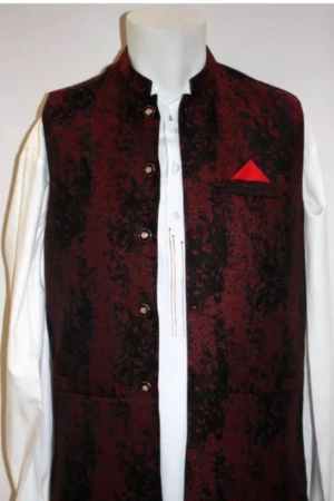 Waist coat (Red Black)